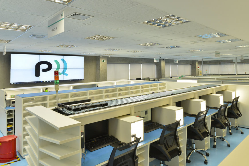 Interroll i Logstore dostarczają w pełni zautomatyzowane centrum napraw telefonów komórkowych dla PLL Group w Brazylii